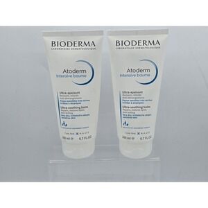 2 Lot Bioderma Atoderm Intensive Baume Ultra-Soothing Balm‎ 200ml/6.7fl.oz - NEW
